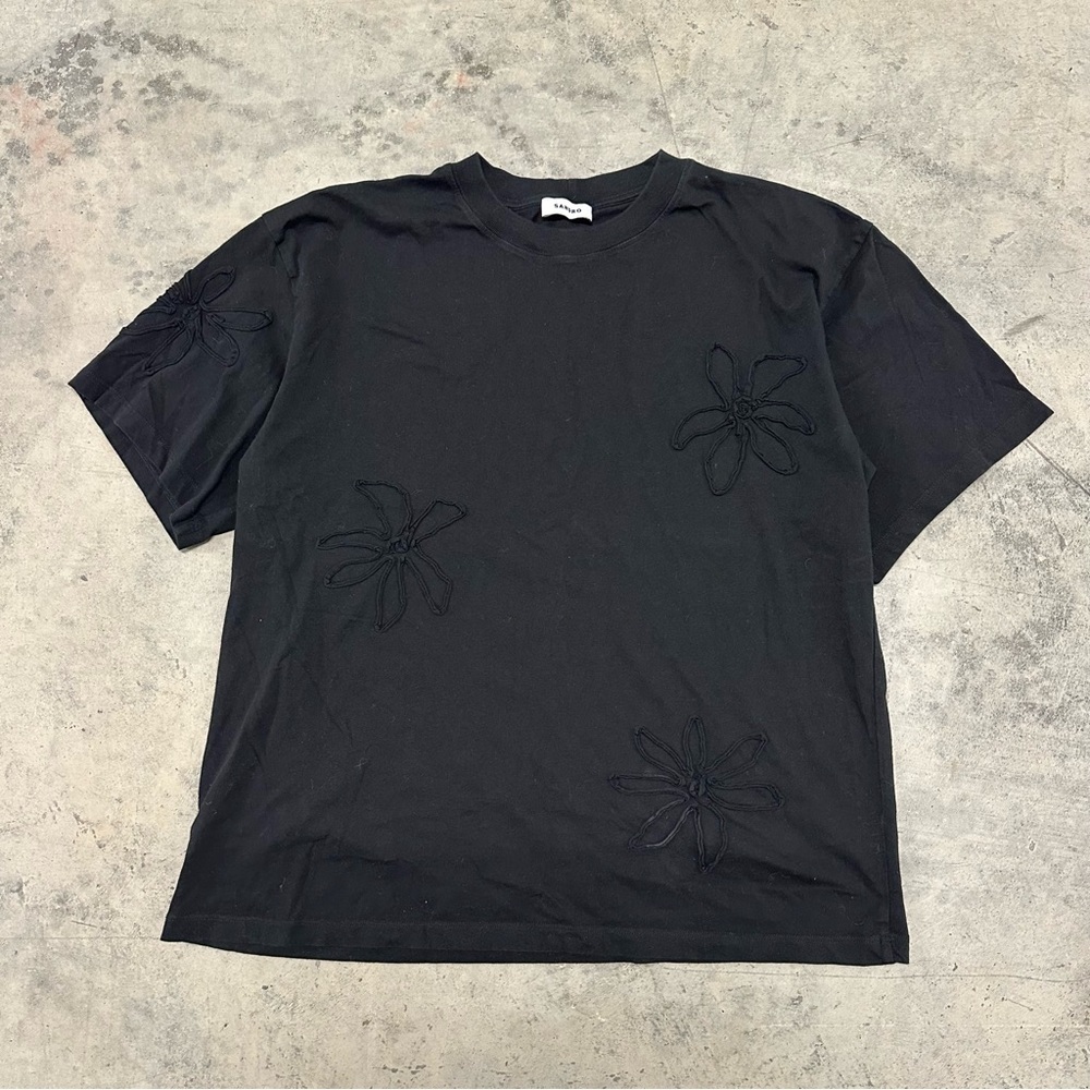 Sandro Flower Tee Shirt‎ Medium